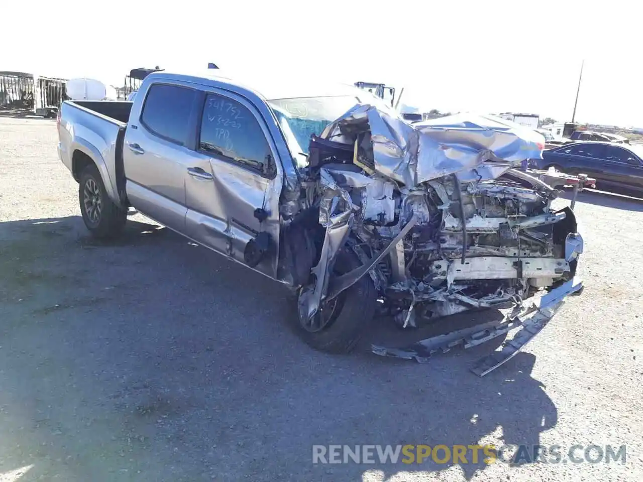 1 Photograph of a damaged car 5TFAZ5CN1MX116965 TOYOTA TACOMA 2021