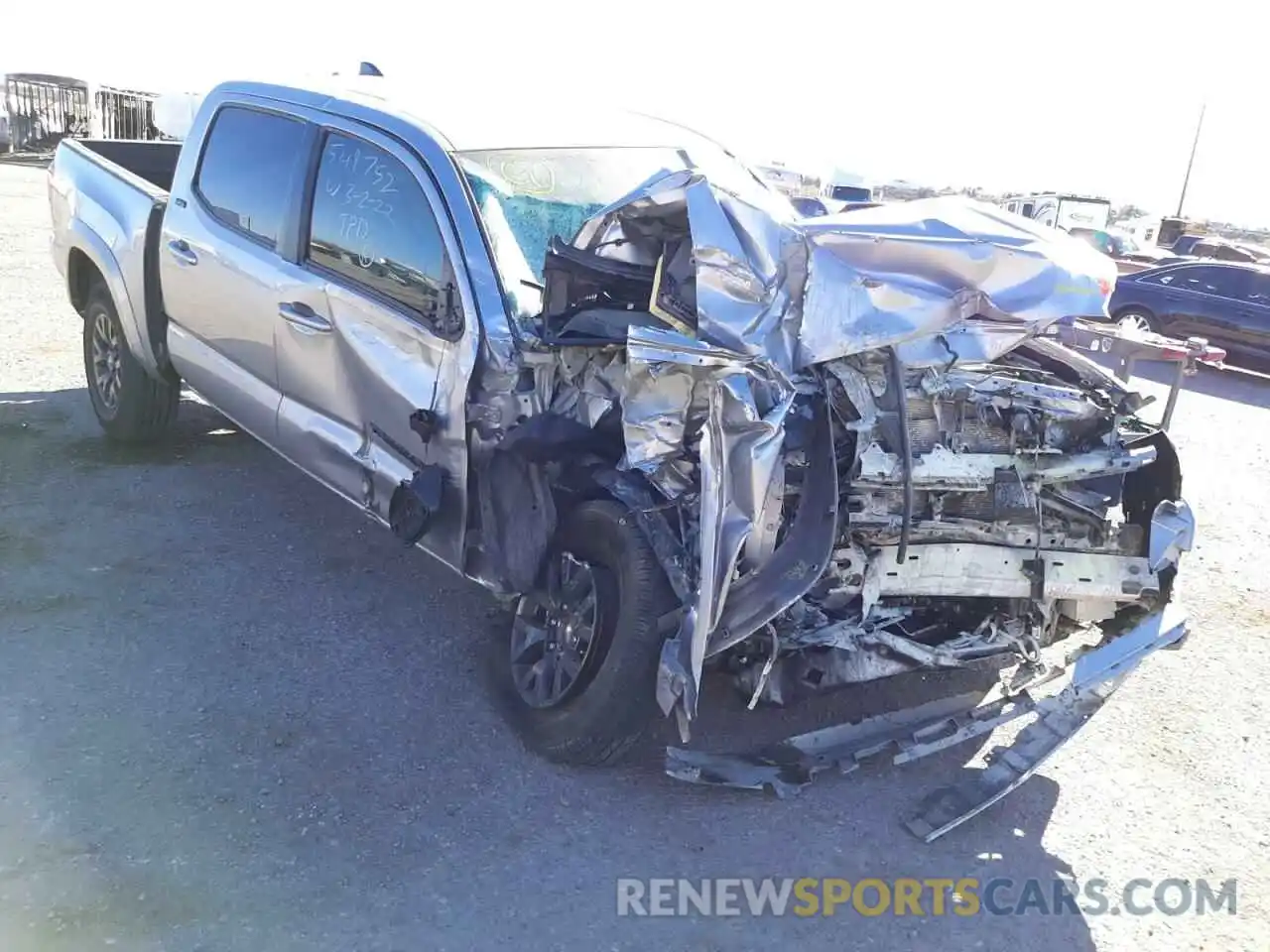 9 Photograph of a damaged car 5TFAZ5CN1MX116965 TOYOTA TACOMA 2021