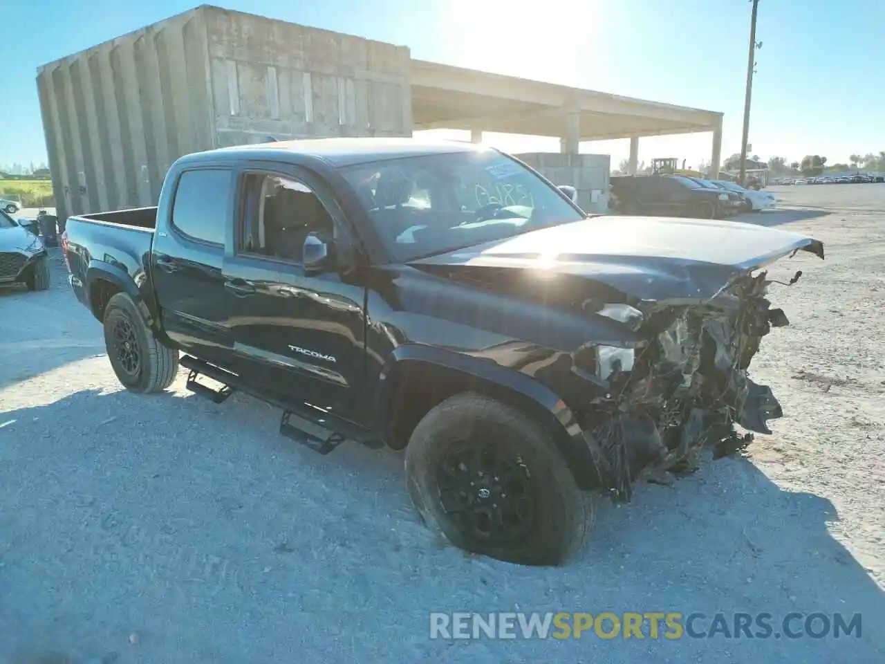 1 Photograph of a damaged car 5TFAZ5CN2MX096709 TOYOTA TACOMA 2021