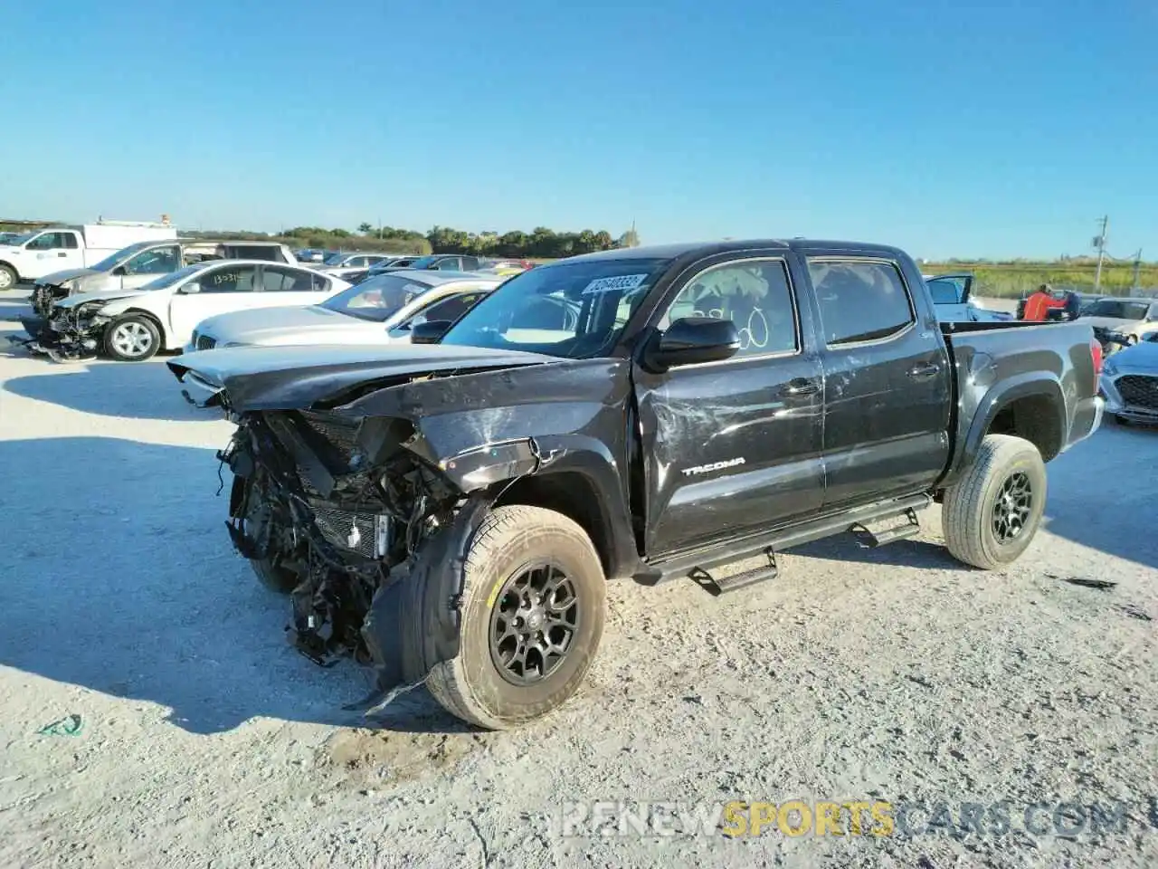 2 Photograph of a damaged car 5TFAZ5CN2MX096709 TOYOTA TACOMA 2021