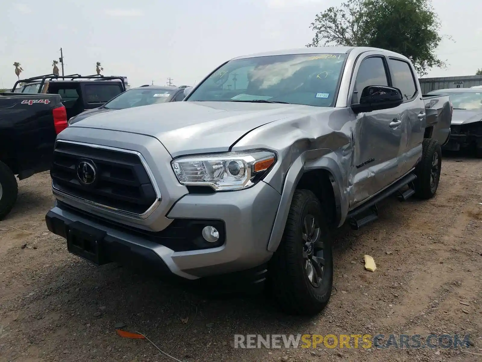 2 Photograph of a damaged car 5TFAZ5CN2MX097326 TOYOTA TACOMA 2021