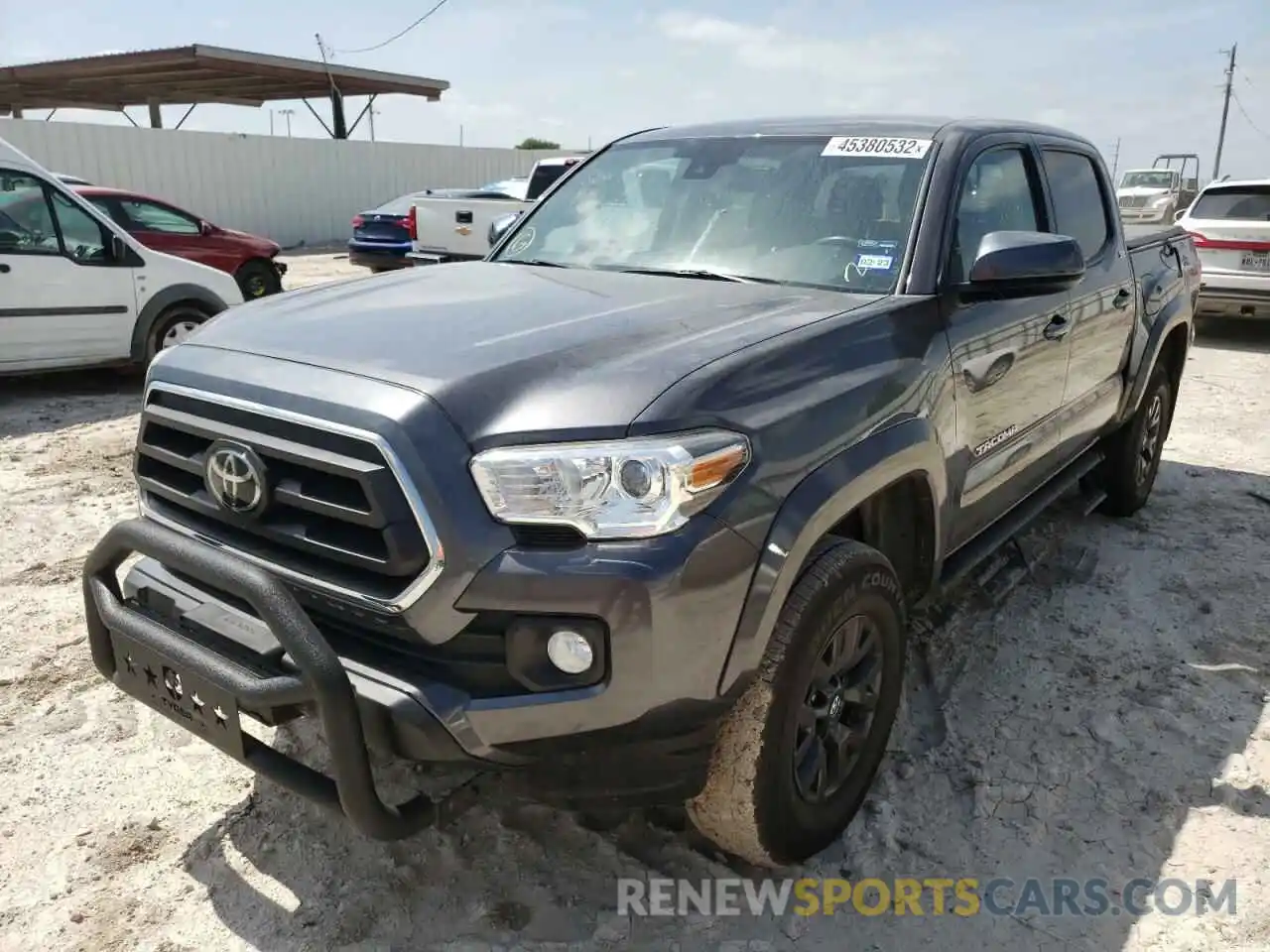 2 Photograph of a damaged car 5TFAZ5CN2MX097519 TOYOTA TACOMA 2021