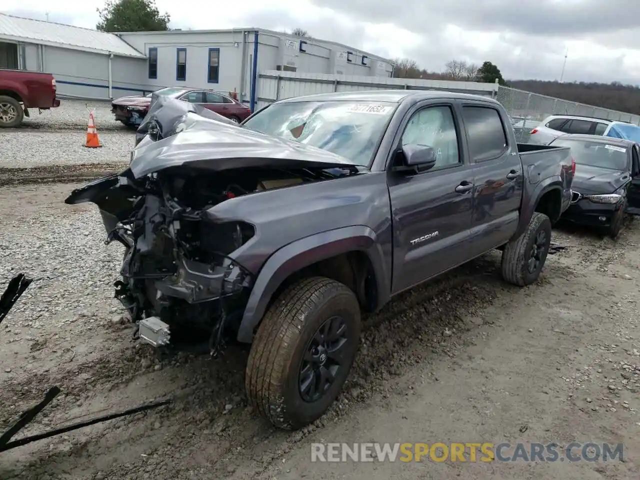 2 Photograph of a damaged car 5TFAZ5CN2MX098637 TOYOTA TACOMA 2021