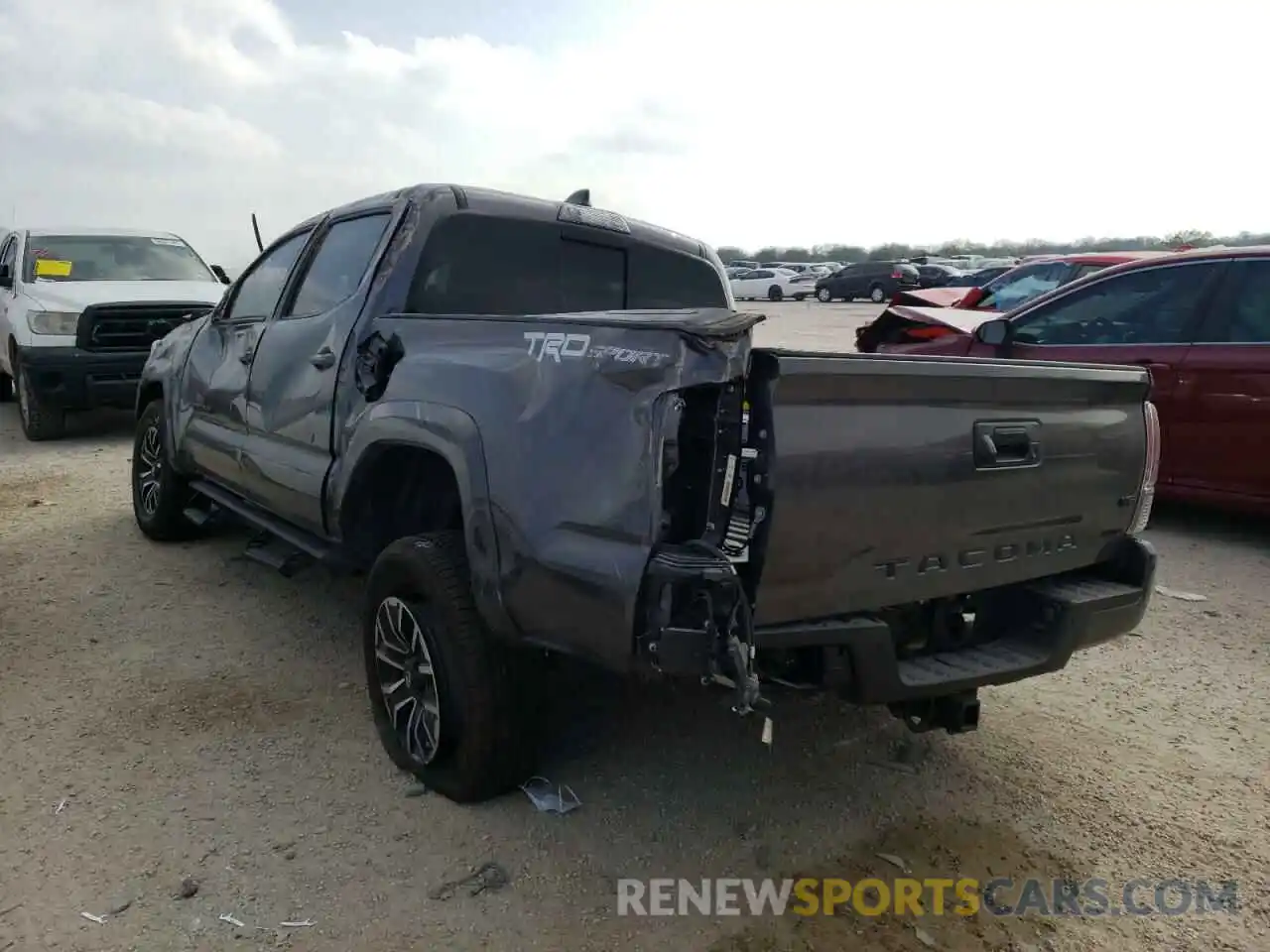 3 Photograph of a damaged car 5TFAZ5CN2MX107529 TOYOTA TACOMA 2021