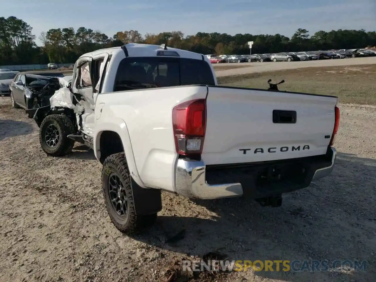 3 Photograph of a damaged car 5TFAZ5CN2MX107756 TOYOTA TACOMA 2021