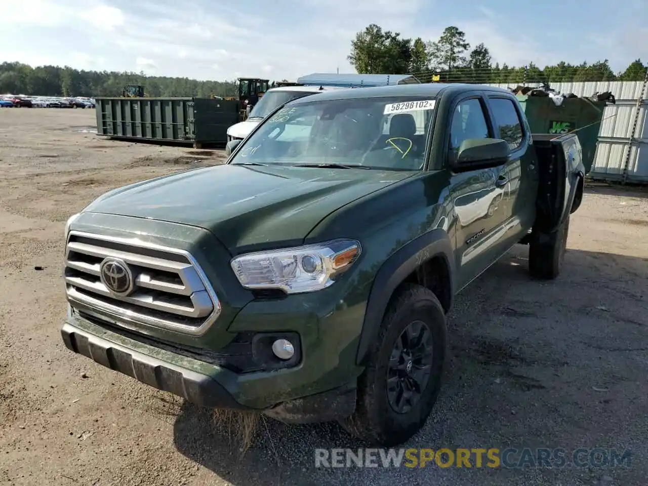 2 Photograph of a damaged car 5TFAZ5CN2MX114464 TOYOTA TACOMA 2021