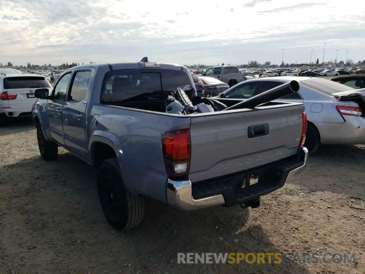 3 Photograph of a damaged car 5TFAZ5CN2MX117560 TOYOTA TACOMA 2021