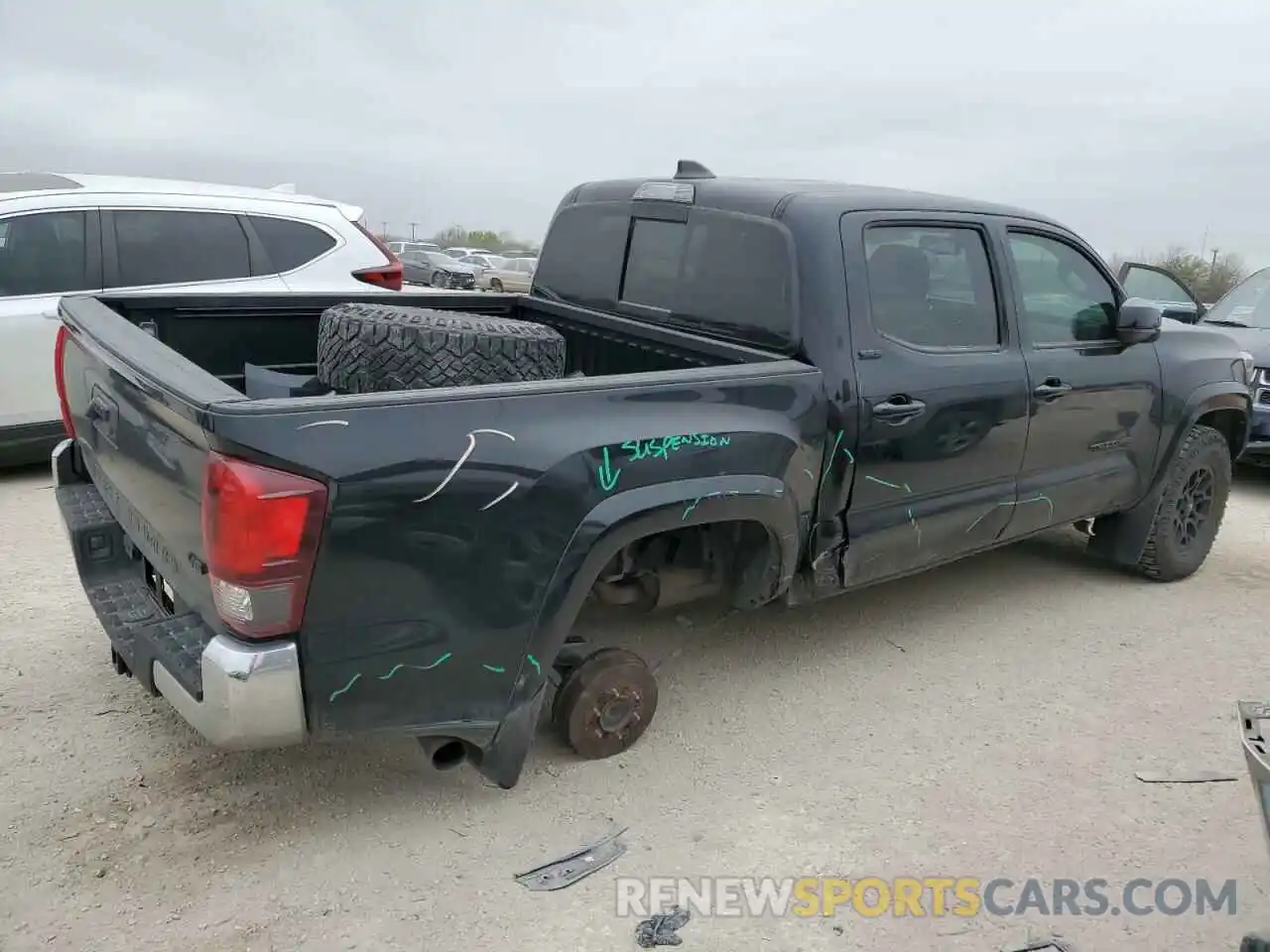 3 Photograph of a damaged car 5TFAZ5CN3MX095729 TOYOTA TACOMA 2021