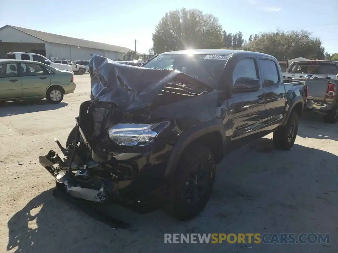 2 Photograph of a damaged car 5TFAZ5CN3MX098274 TOYOTA TACOMA 2021