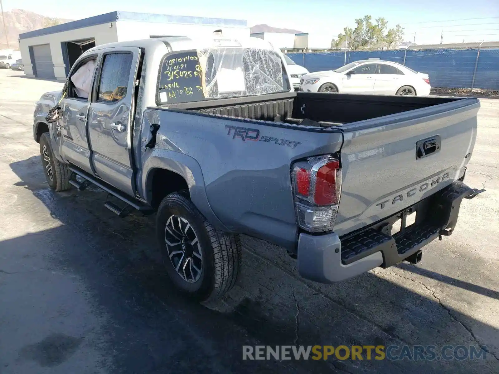 3 Photograph of a damaged car 5TFAZ5CN3MX098727 TOYOTA TACOMA 2021