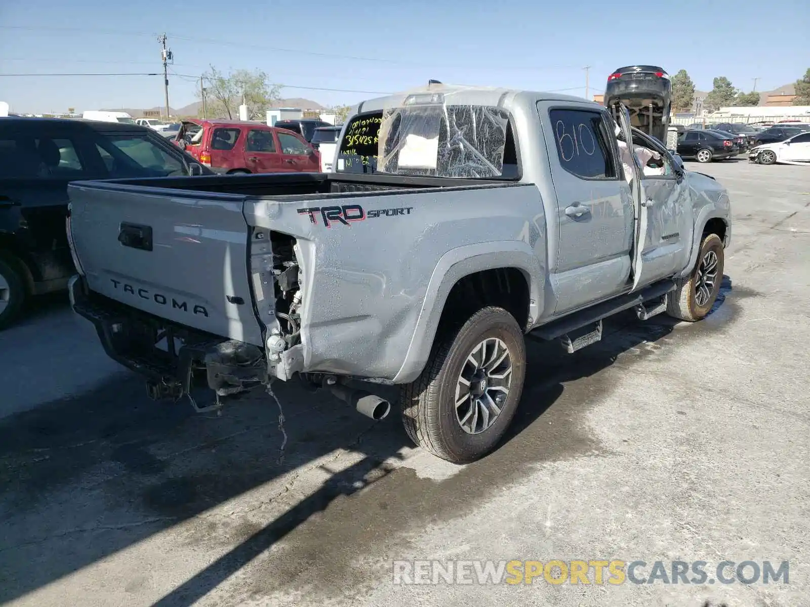 4 Photograph of a damaged car 5TFAZ5CN3MX098727 TOYOTA TACOMA 2021