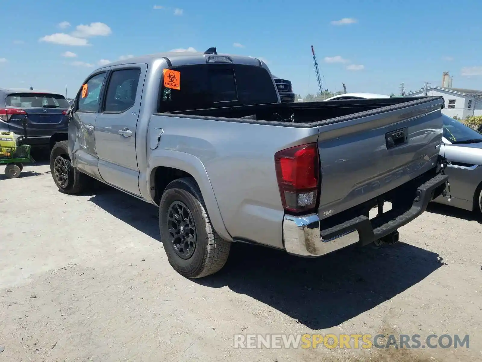 3 Photograph of a damaged car 5TFAZ5CN3MX103666 TOYOTA TACOMA 2021