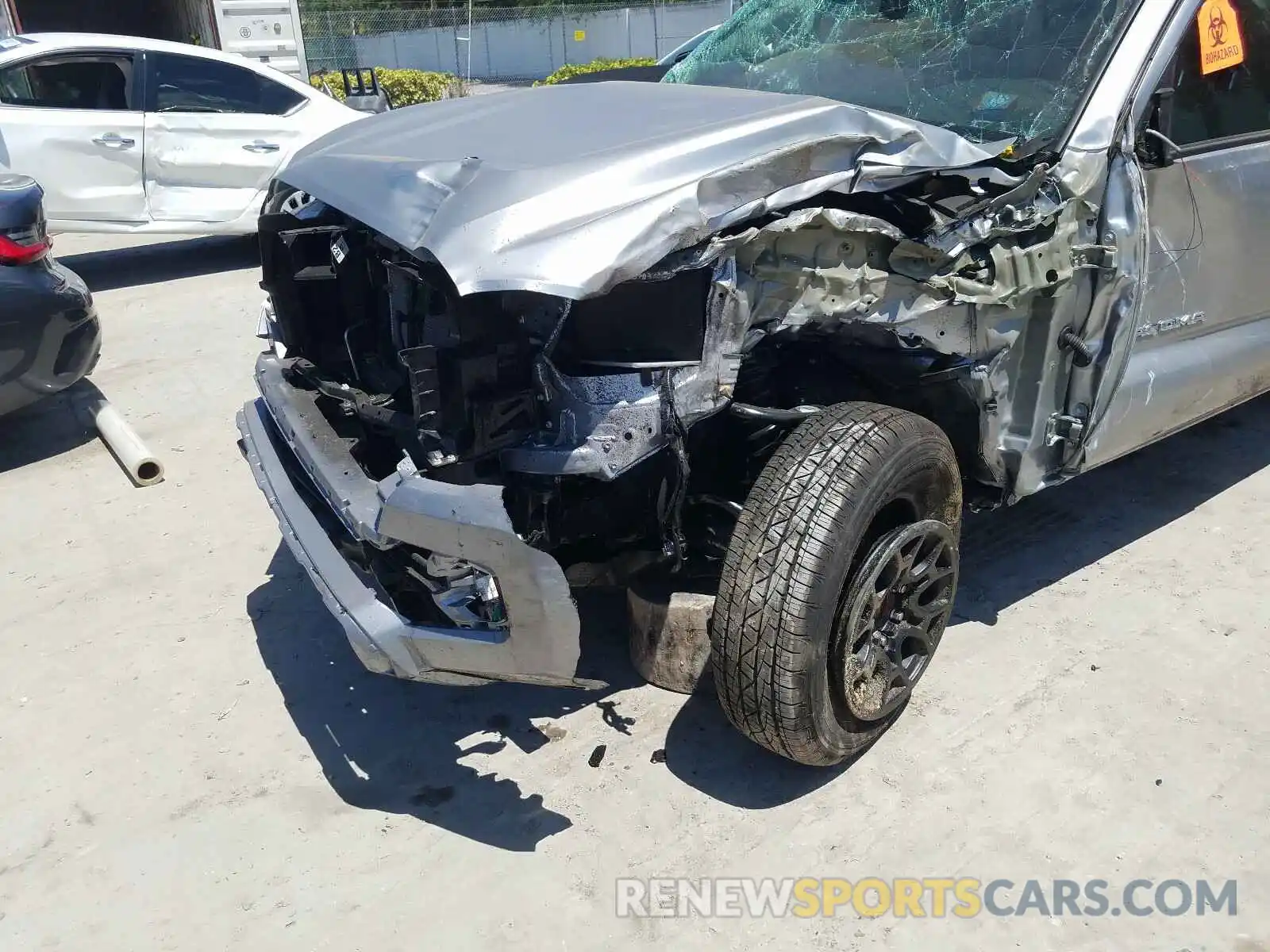 9 Photograph of a damaged car 5TFAZ5CN3MX103666 TOYOTA TACOMA 2021