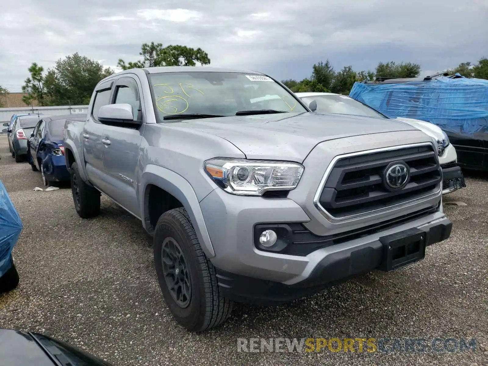 1 Photograph of a damaged car 5TFAZ5CN3MX103683 TOYOTA TACOMA 2021