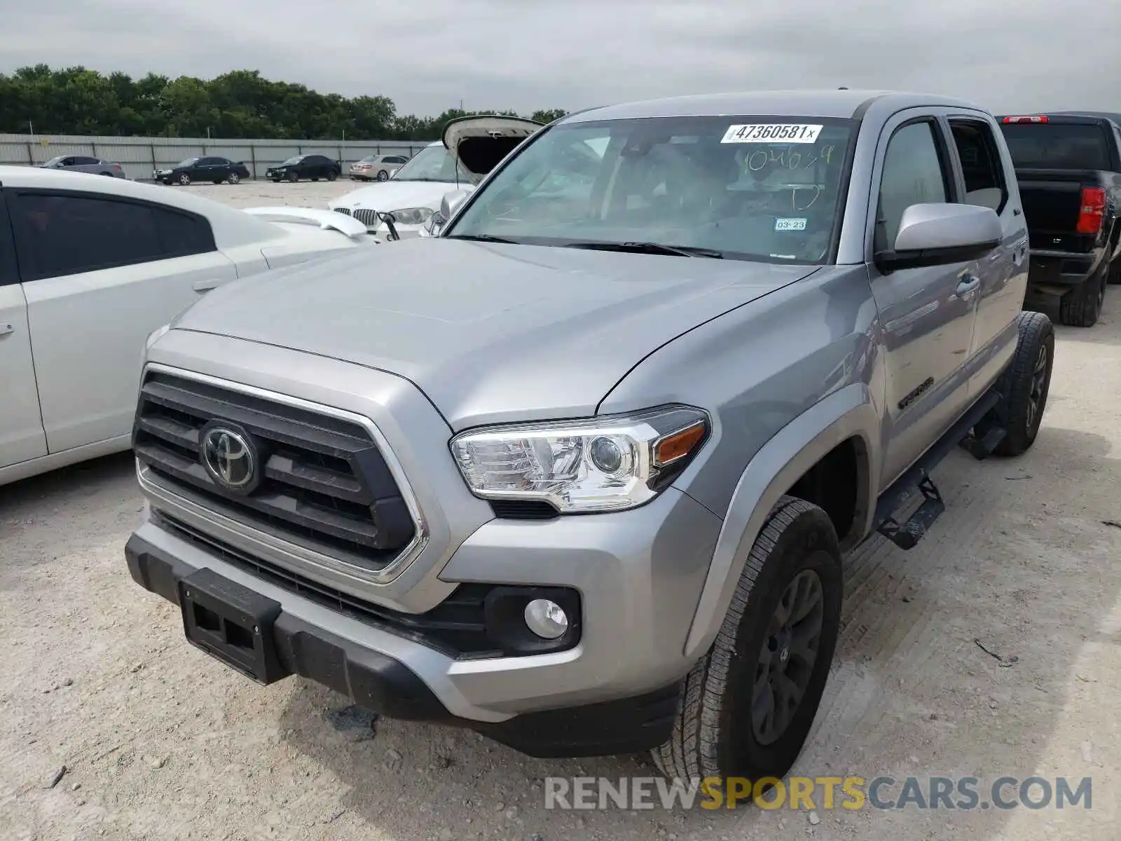 2 Photograph of a damaged car 5TFAZ5CN3MX104039 TOYOTA TACOMA 2021