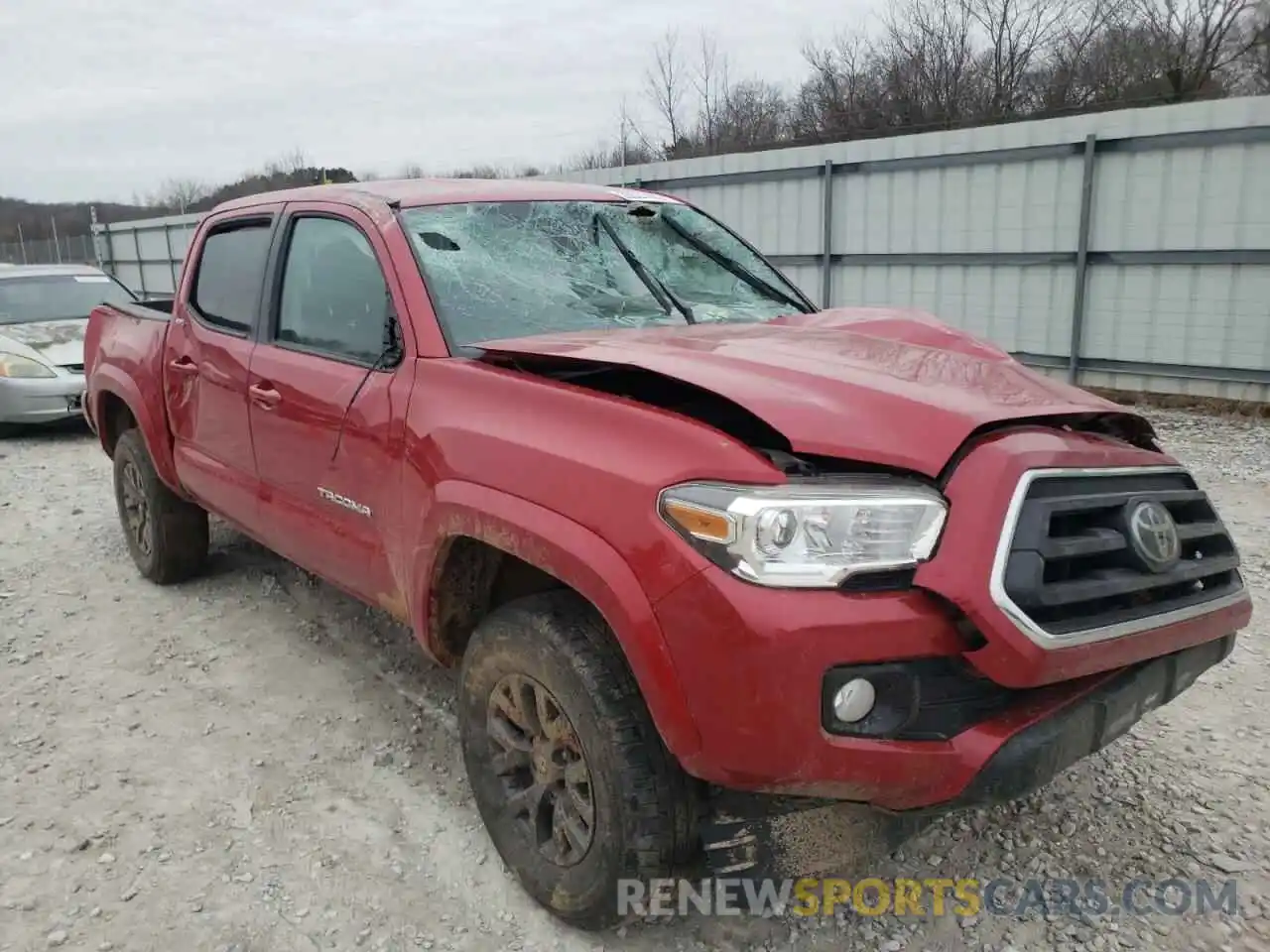 1 Photograph of a damaged car 5TFAZ5CN4MX098431 TOYOTA TACOMA 2021