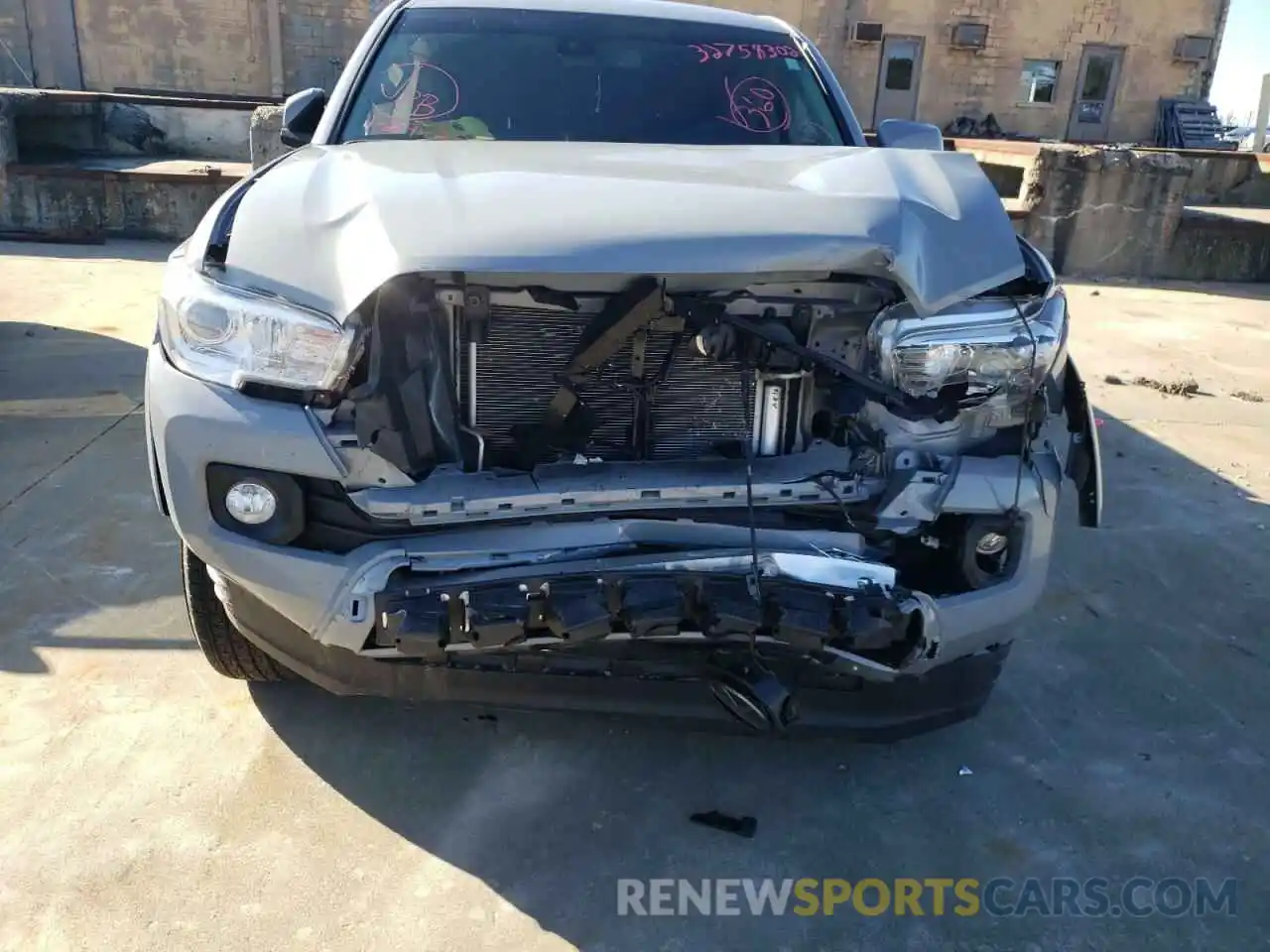 9 Photograph of a damaged car 5TFAZ5CN4MX103580 TOYOTA TACOMA 2021