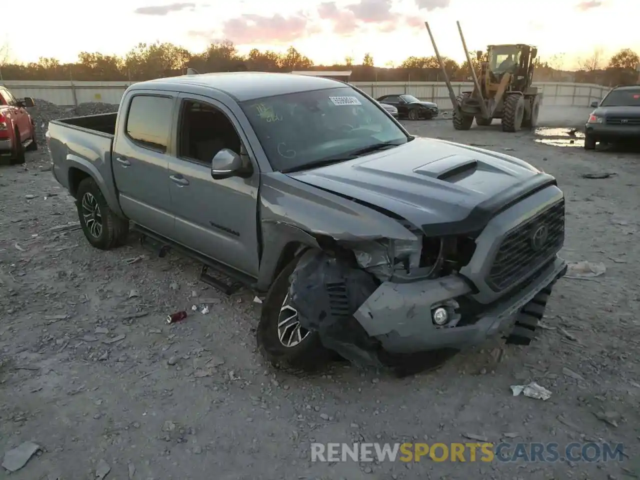 1 Photograph of a damaged car 5TFAZ5CN4MX106656 TOYOTA TACOMA 2021