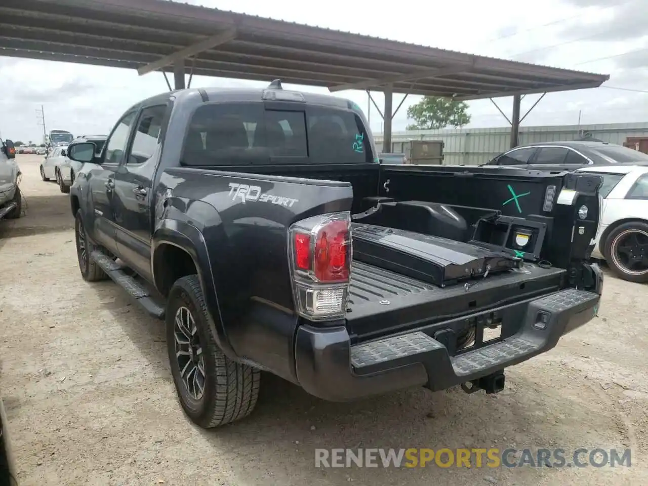 3 Photograph of a damaged car 5TFAZ5CN4MX107340 TOYOTA TACOMA 2021