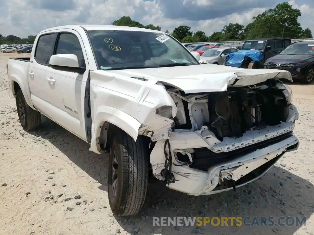 1 Photograph of a damaged car 5TFAZ5CN4MX108908 TOYOTA TACOMA 2021