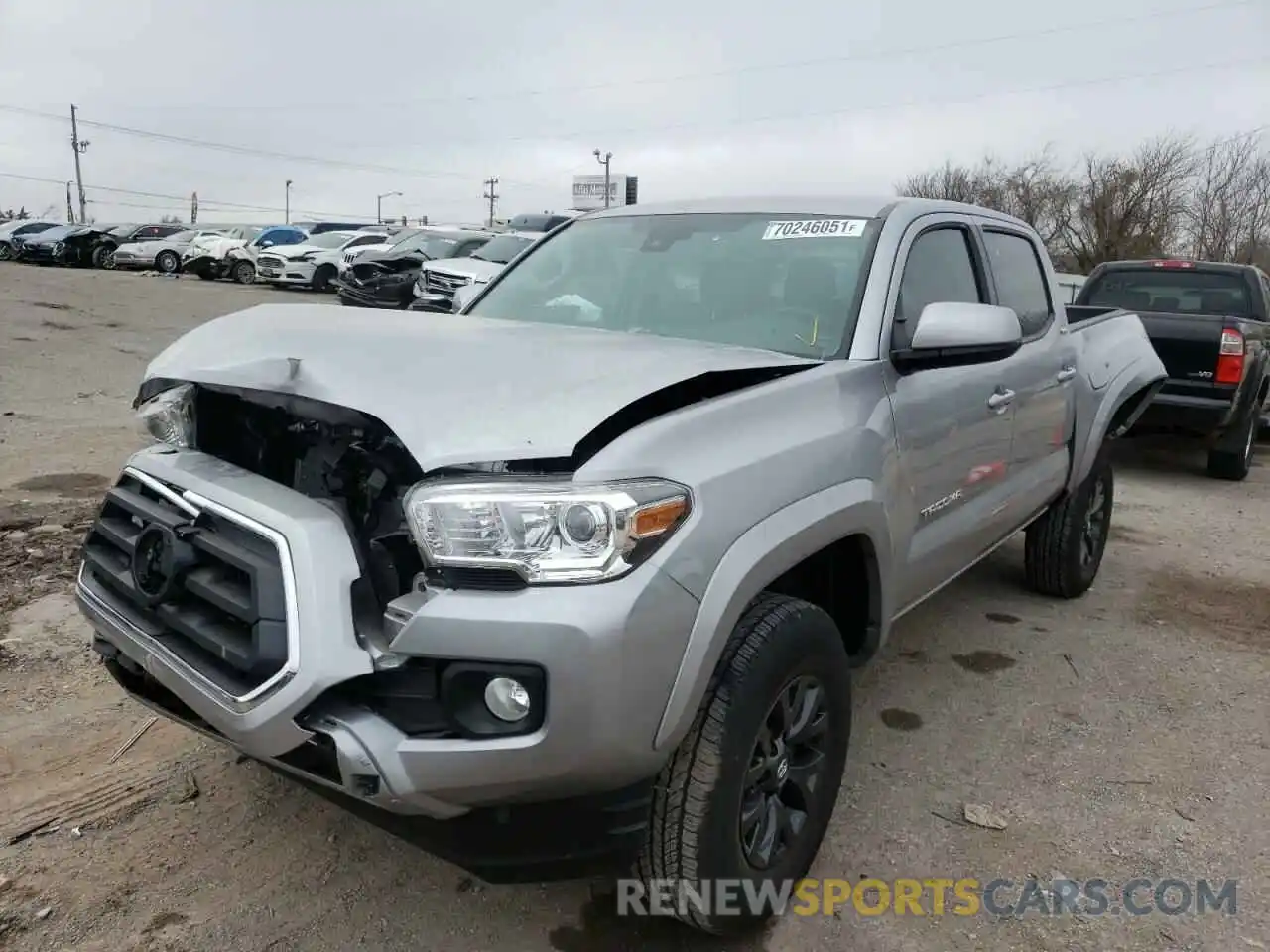 2 Photograph of a damaged car 5TFAZ5CN4MX108990 TOYOTA TACOMA 2021