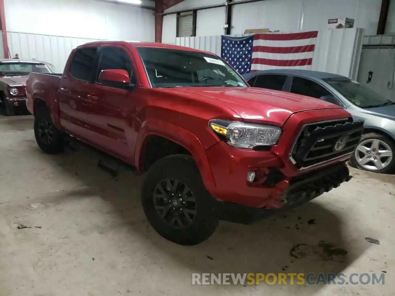 1 Photograph of a damaged car 5TFAZ5CN4MX114580 TOYOTA TACOMA 2021