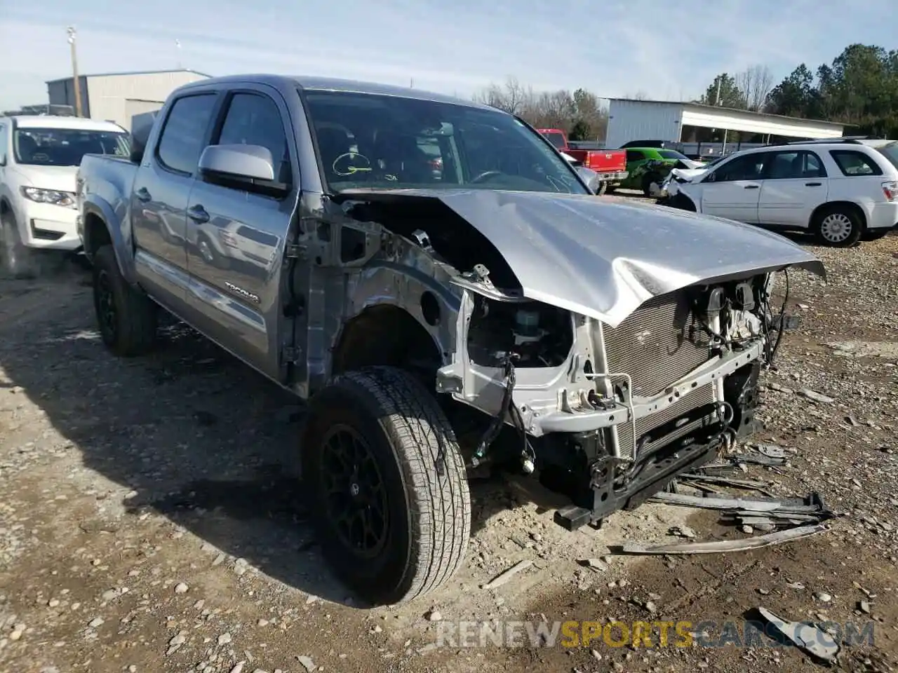 1 Photograph of a damaged car 5TFAZ5CN5MX096204 TOYOTA TACOMA 2021