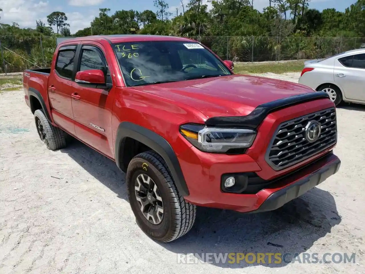 1 Photograph of a damaged car 5TFAZ5CN5MX096686 TOYOTA TACOMA 2021