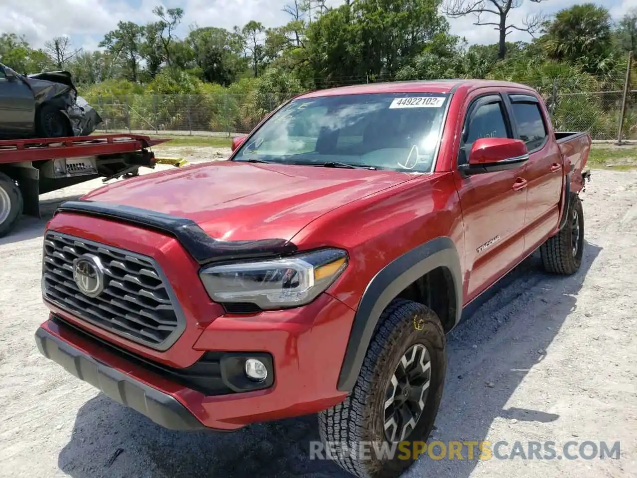 2 Photograph of a damaged car 5TFAZ5CN5MX096686 TOYOTA TACOMA 2021