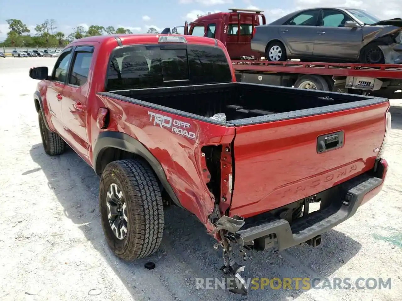 3 Photograph of a damaged car 5TFAZ5CN5MX096686 TOYOTA TACOMA 2021