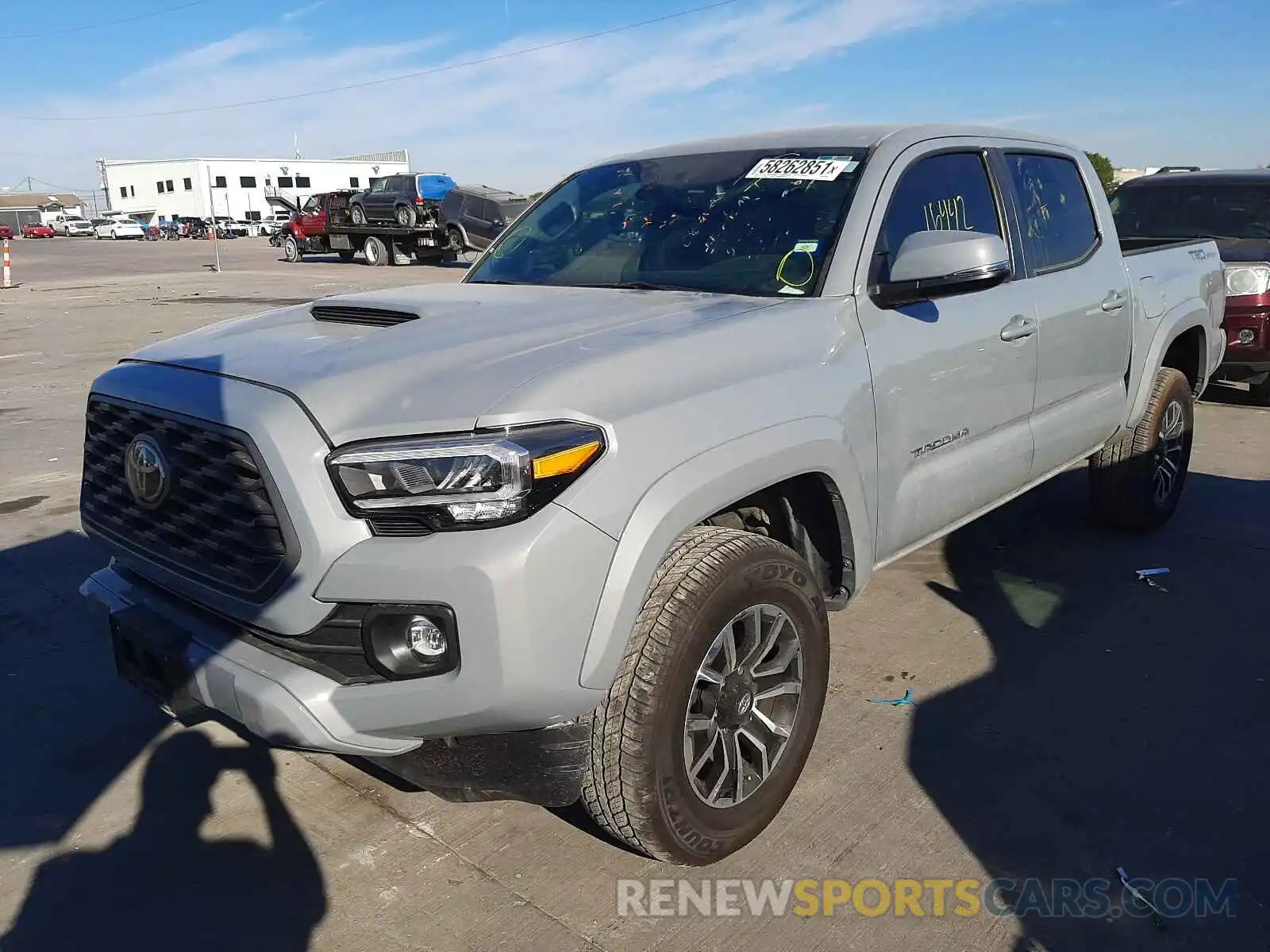 2 Photograph of a damaged car 5TFAZ5CN5MX097126 TOYOTA TACOMA 2021