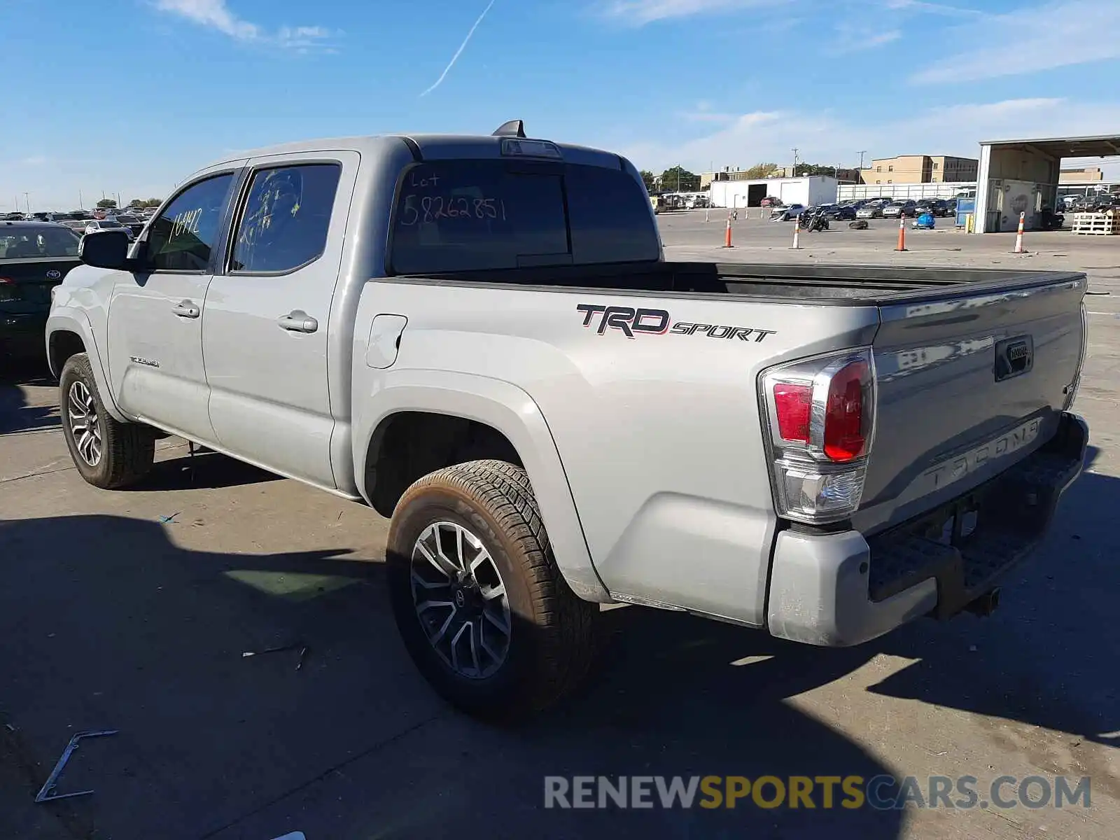 3 Photograph of a damaged car 5TFAZ5CN5MX097126 TOYOTA TACOMA 2021