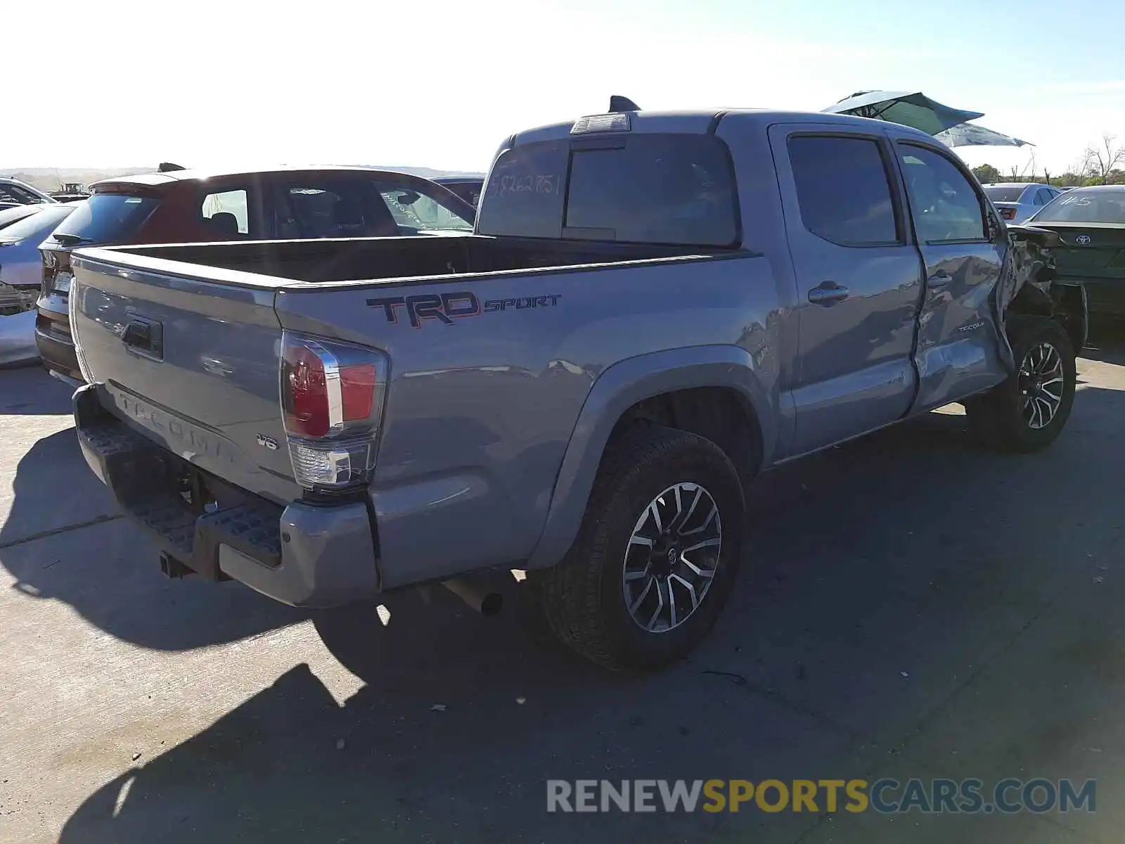 4 Photograph of a damaged car 5TFAZ5CN5MX097126 TOYOTA TACOMA 2021