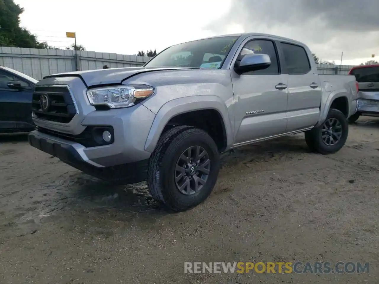 2 Photograph of a damaged car 5TFAZ5CN5MX098146 TOYOTA TACOMA 2021