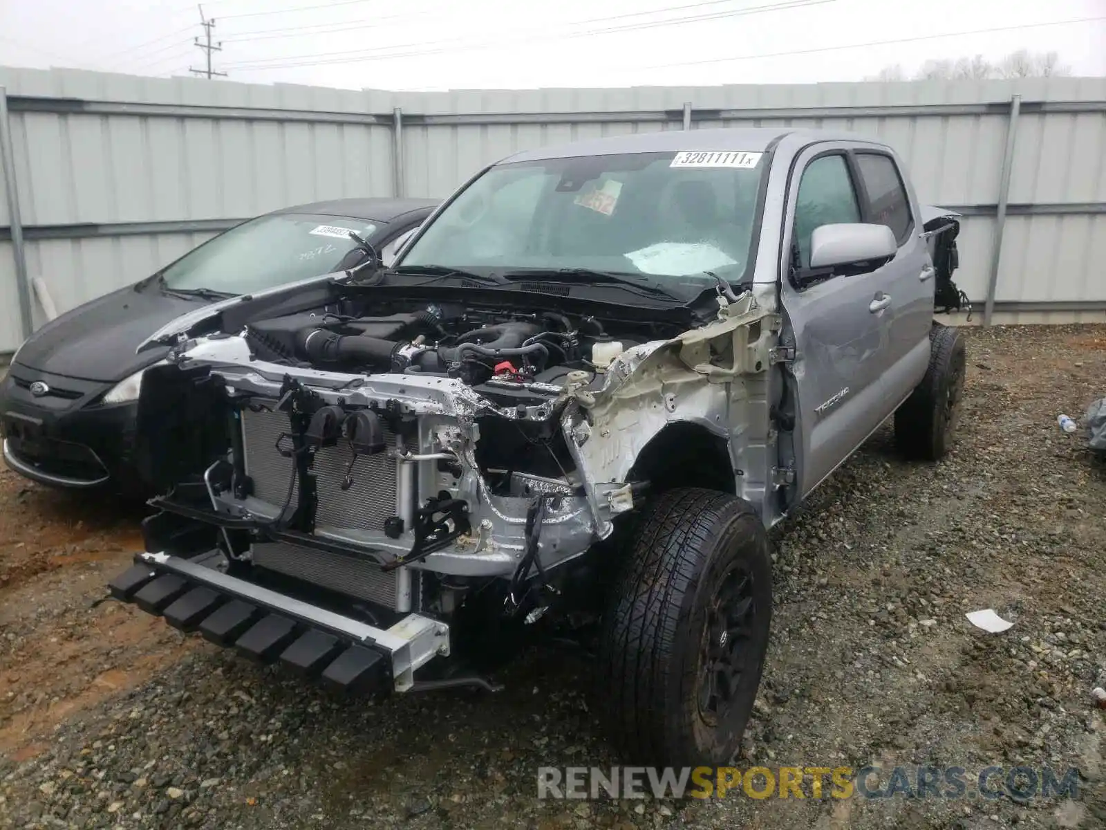 2 Photograph of a damaged car 5TFAZ5CN5MX098423 TOYOTA TACOMA 2021