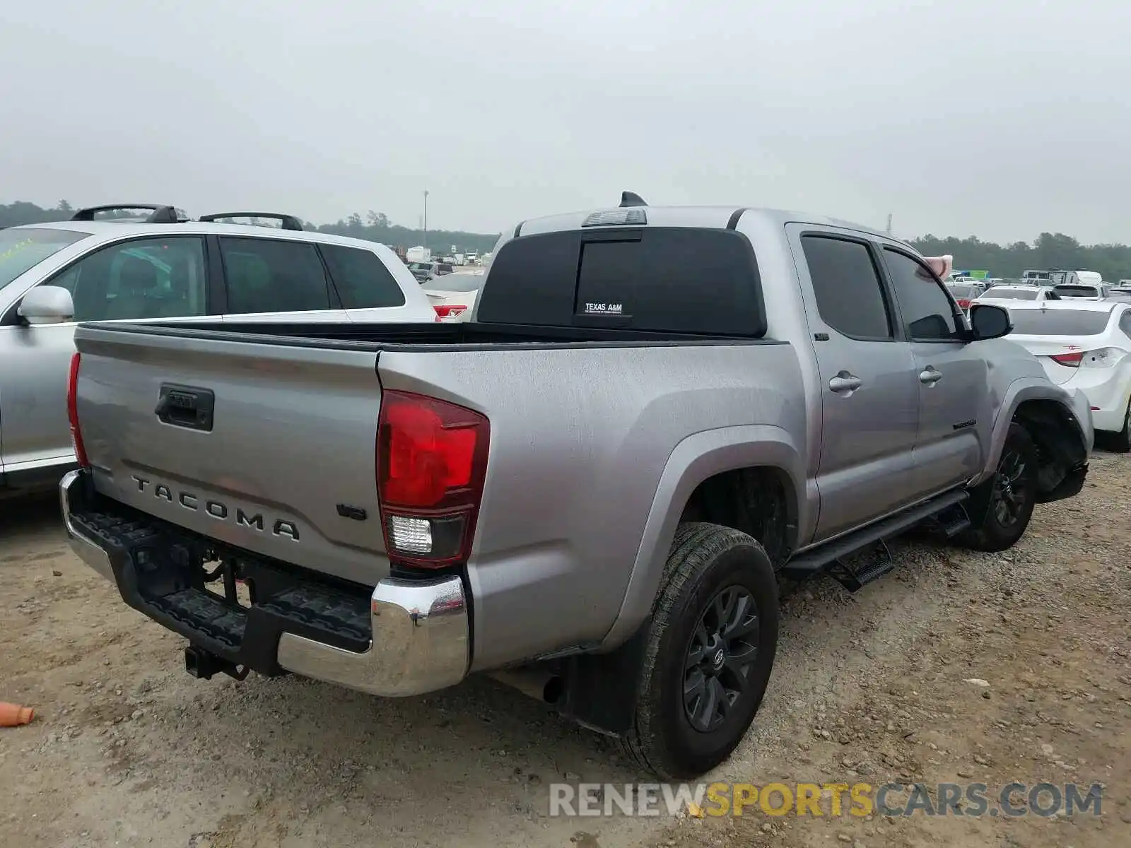 4 Фотография поврежденного автомобиля 5TFAZ5CN5MX098745 TOYOTA TACOMA 2021