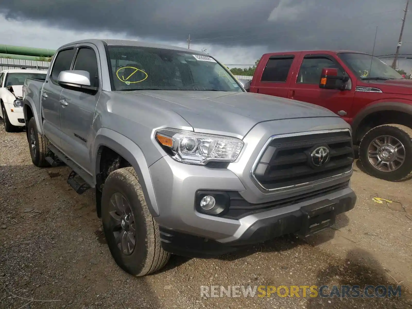 1 Photograph of a damaged car 5TFAZ5CN5MX099474 TOYOTA TACOMA 2021