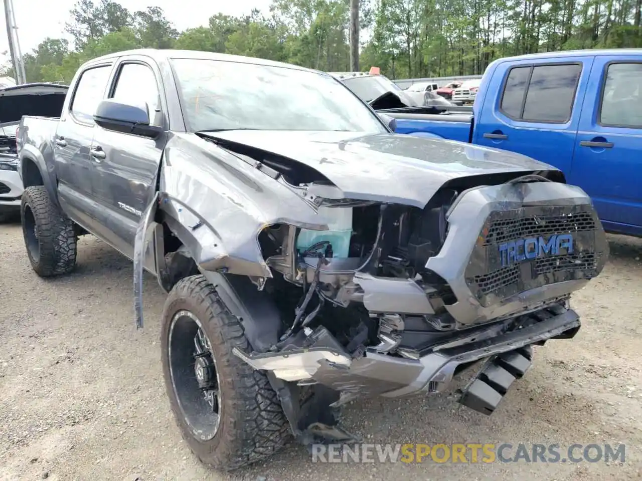 1 Photograph of a damaged car 5TFAZ5CN5MX099541 TOYOTA TACOMA 2021