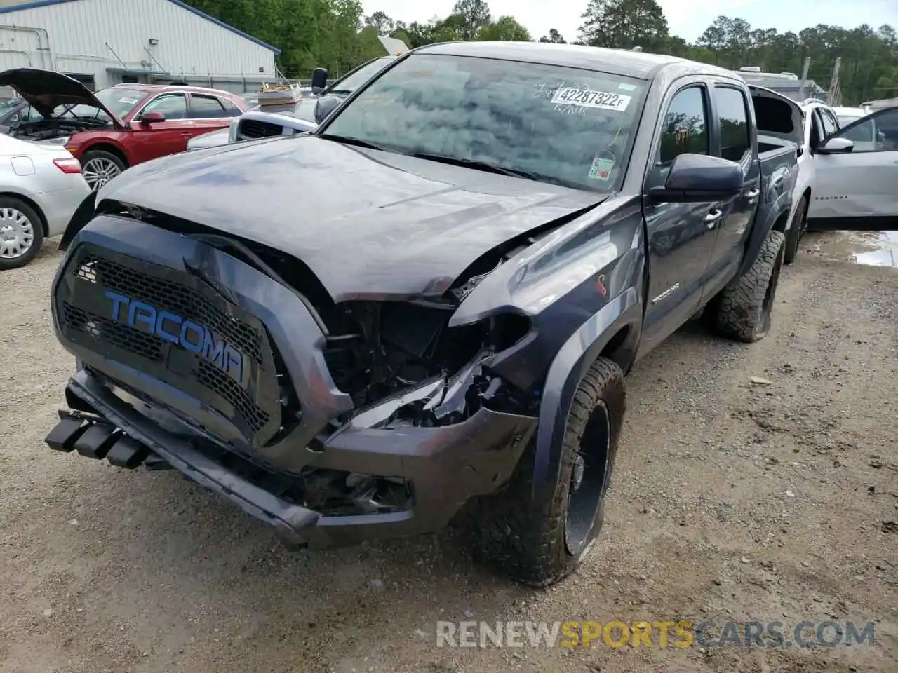 2 Photograph of a damaged car 5TFAZ5CN5MX099541 TOYOTA TACOMA 2021