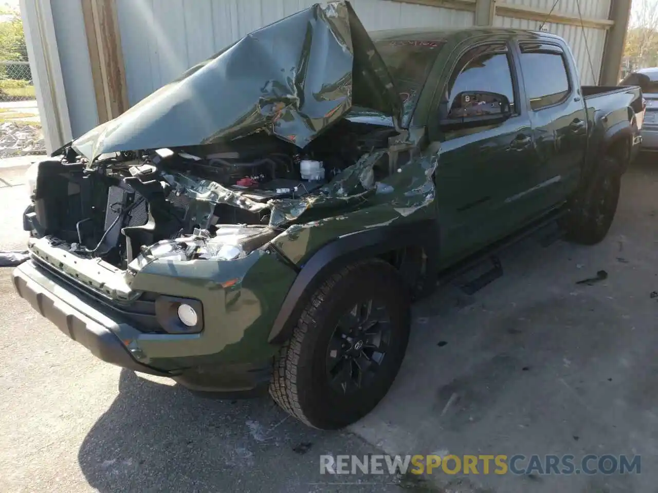 2 Photograph of a damaged car 5TFAZ5CN5MX103071 TOYOTA TACOMA 2021