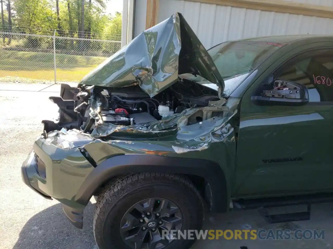 9 Photograph of a damaged car 5TFAZ5CN5MX103071 TOYOTA TACOMA 2021