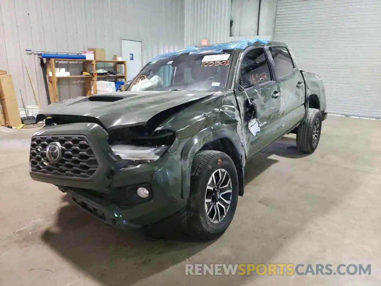 9 Photograph of a damaged car 5TFAZ5CN5MX105502 TOYOTA TACOMA 2021