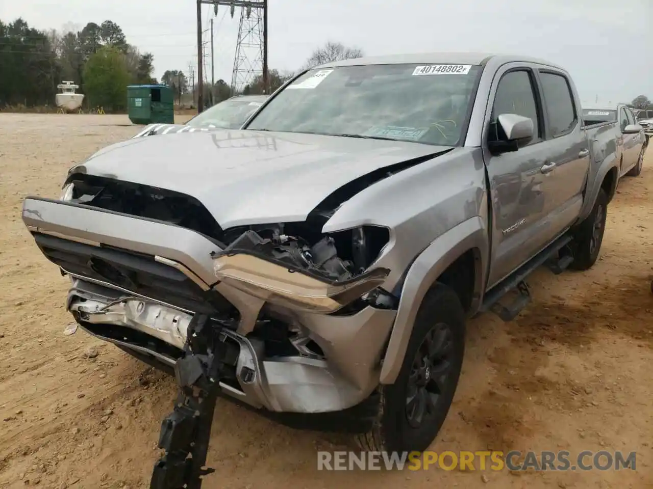 2 Photograph of a damaged car 5TFAZ5CN5MX108710 TOYOTA TACOMA 2021