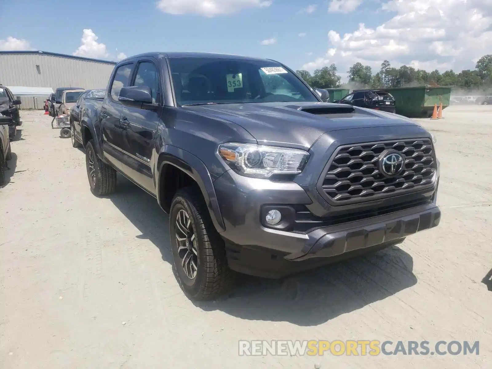 1 Photograph of a damaged car 5TFAZ5CN5MX109954 TOYOTA TACOMA 2021