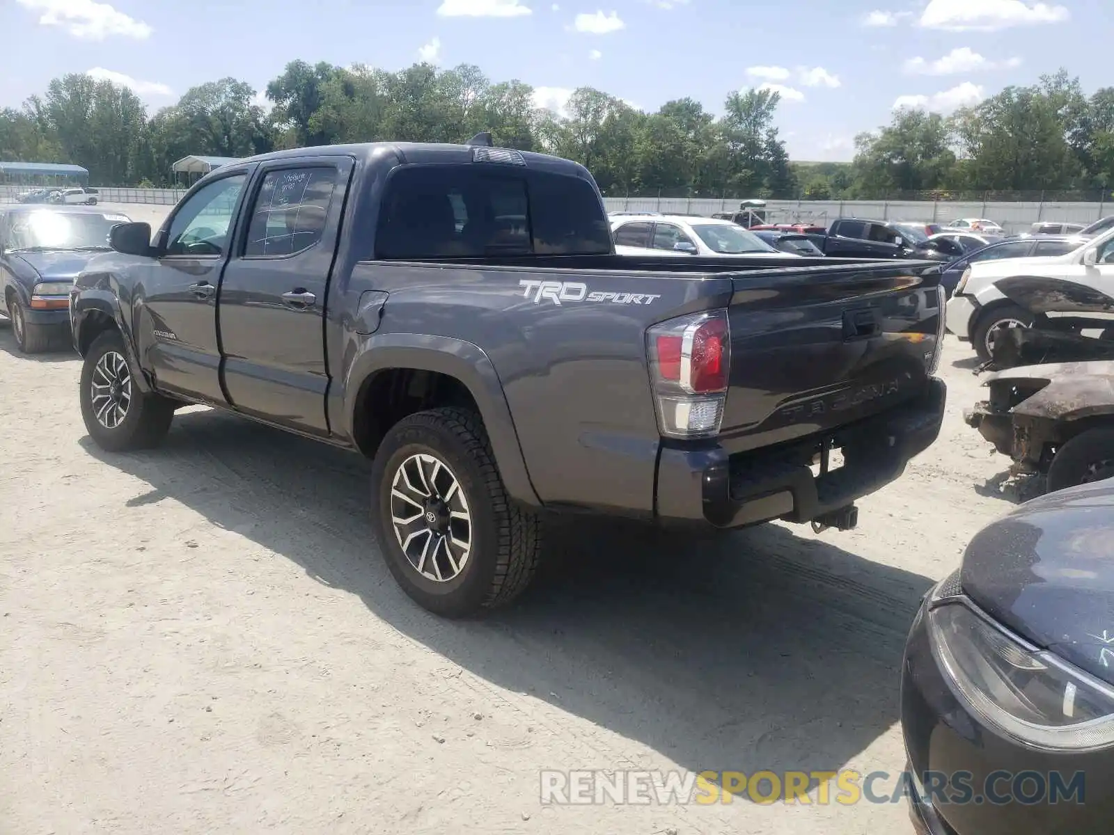 3 Photograph of a damaged car 5TFAZ5CN5MX109954 TOYOTA TACOMA 2021