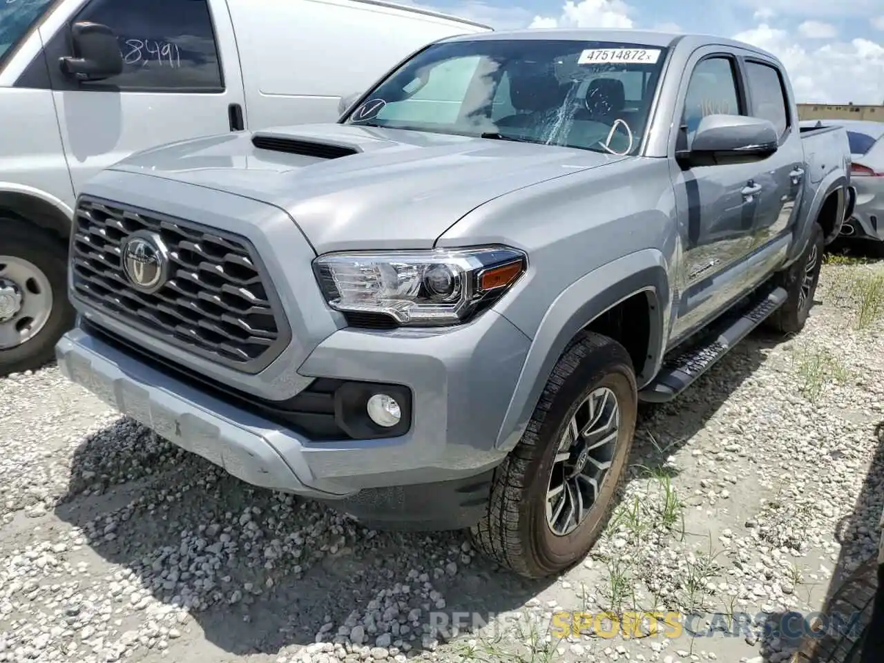 2 Photograph of a damaged car 5TFAZ5CN5MX110778 TOYOTA TACOMA 2021