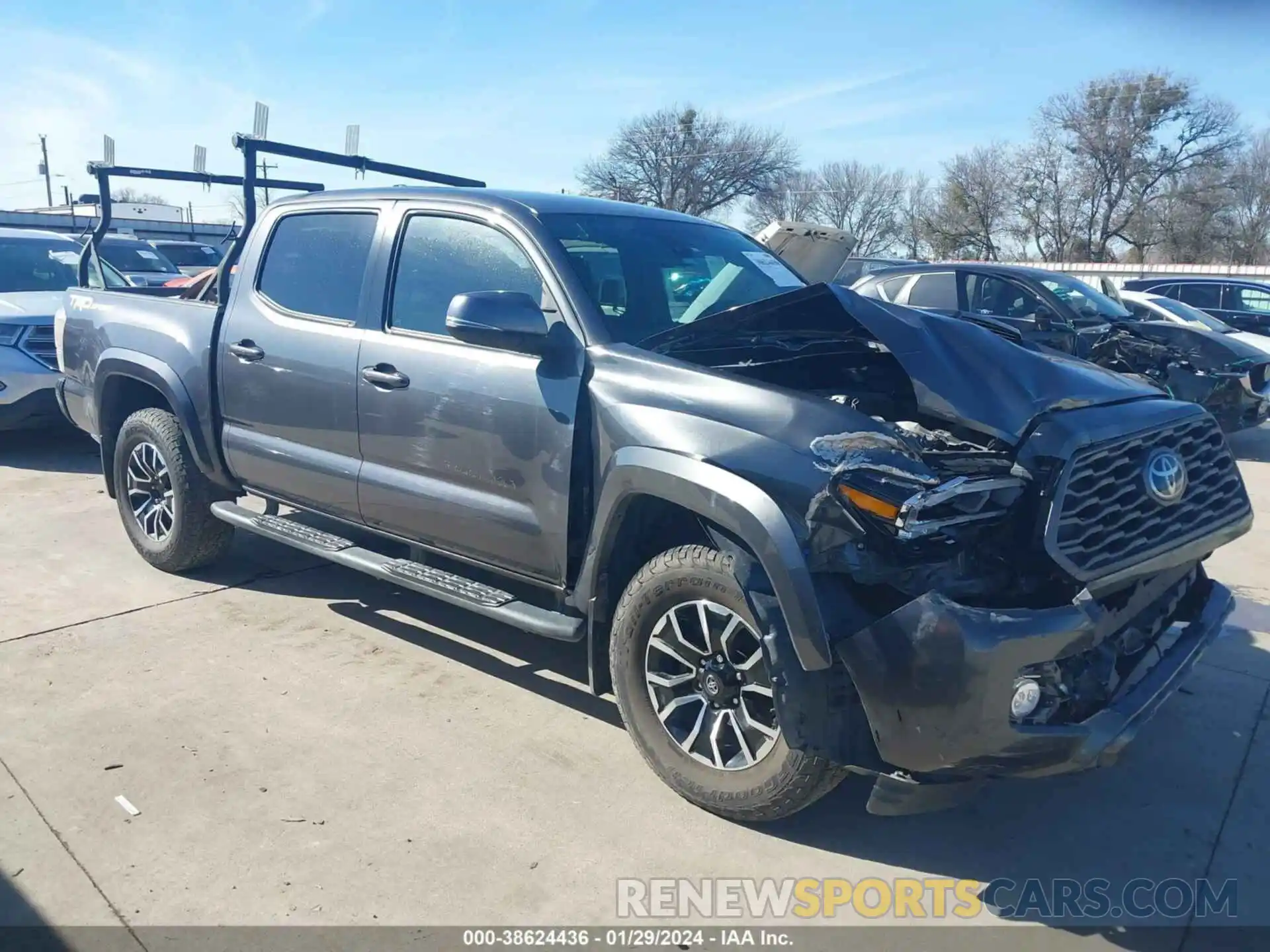 1 Photograph of a damaged car 5TFAZ5CN5MX110862 TOYOTA TACOMA 2021