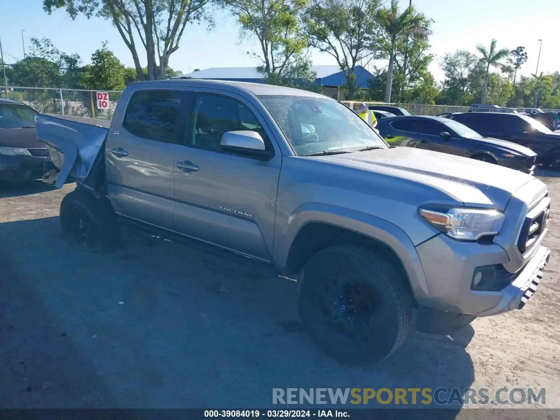 1 Photograph of a damaged car 5TFAZ5CN5MX114717 TOYOTA TACOMA 2021