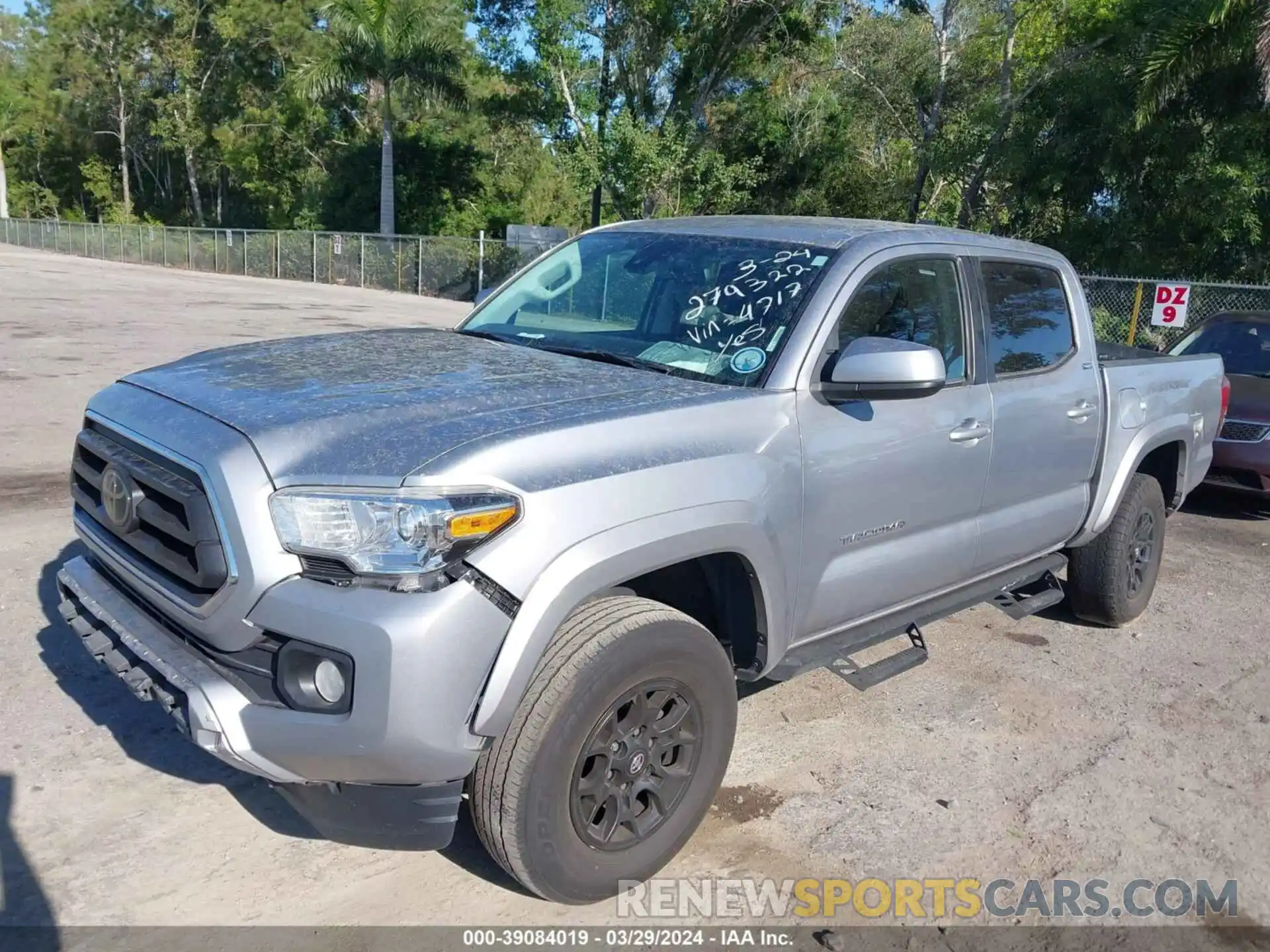 2 Photograph of a damaged car 5TFAZ5CN5MX114717 TOYOTA TACOMA 2021