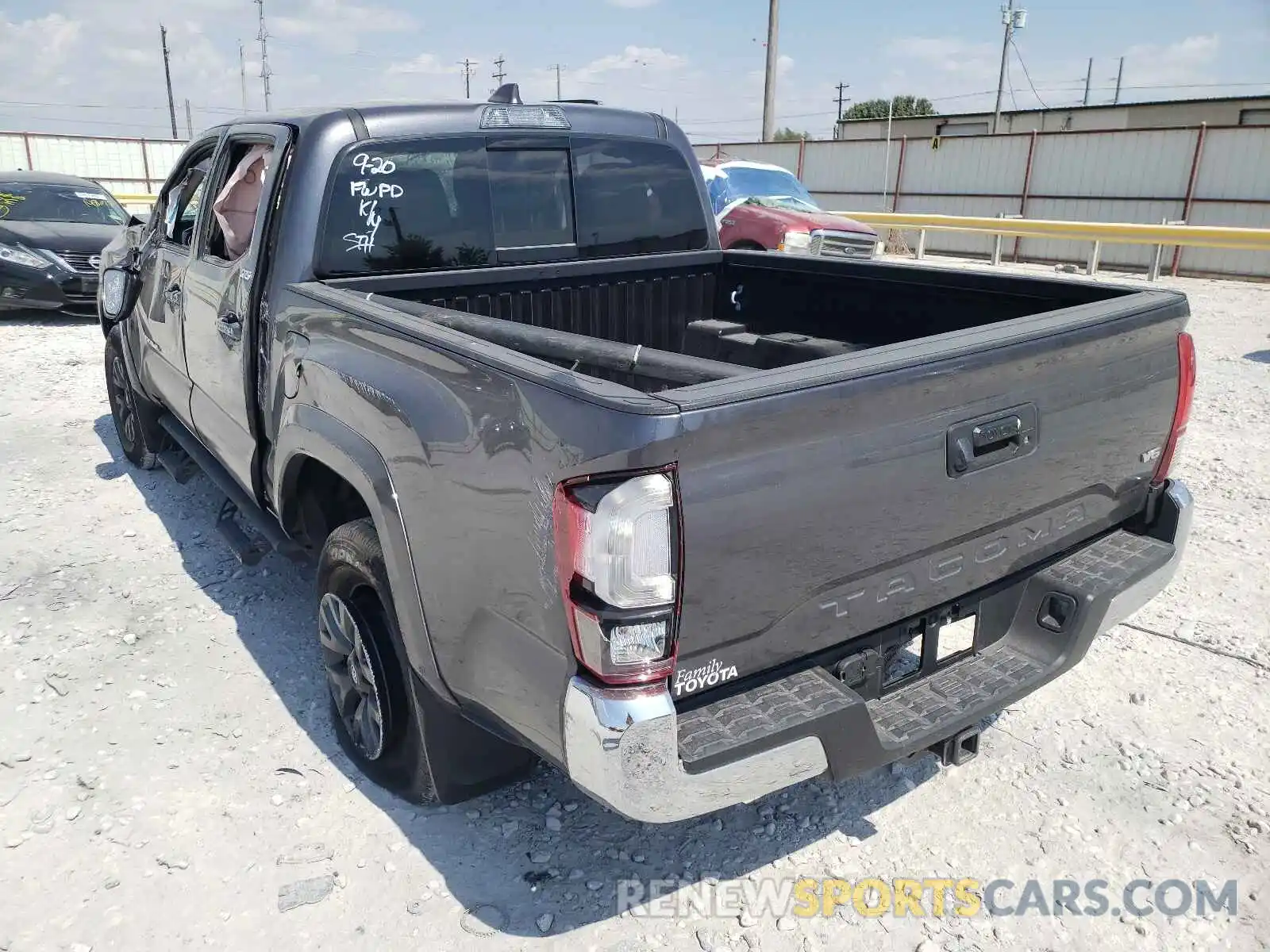 3 Photograph of a damaged car 5TFAZ5CN5MX115561 TOYOTA TACOMA 2021